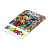 Autismus Magnet (Linke Seite)