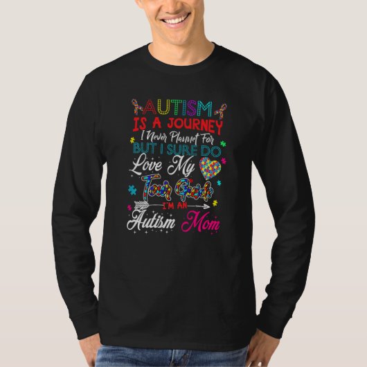 Autismus Mama Autismus Bewusstsein Autismus ist ei T-Shirt (Vorderseite)