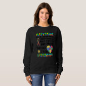 Autismus Mama Autismus Bewusstsein Puzzle Autismus Sweatshirt (Vorne ganz)