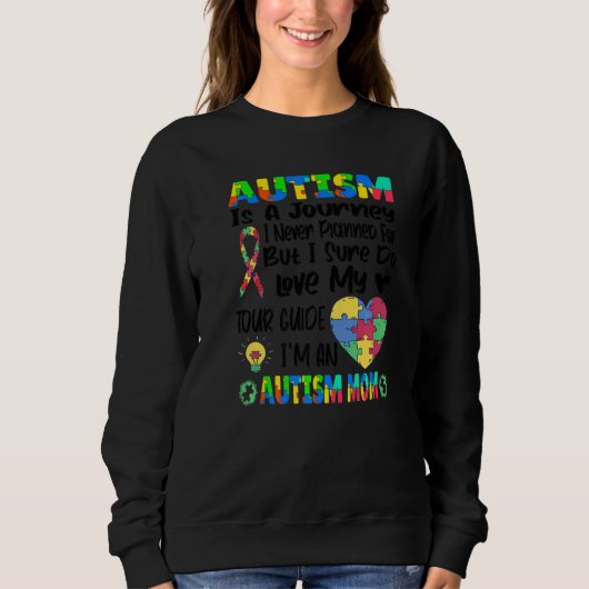 Autismus Mama Autismus Bewusstsein Puzzle Autismus Sweatshirt (Vorderseite)
