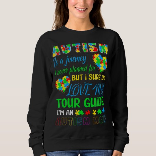 Autismus Mama Autismus Sensibilisierung Autismus i Sweatshirt (Vorderseite)