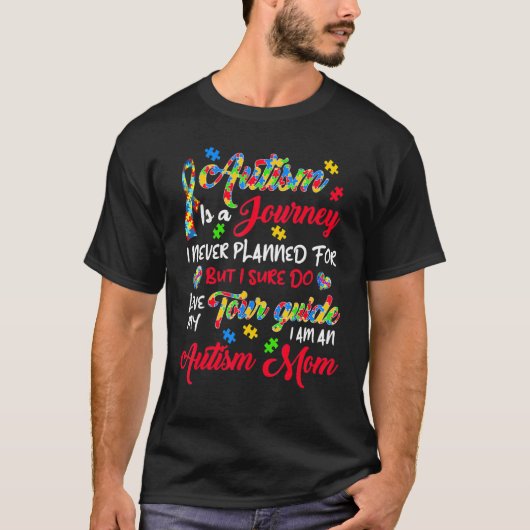 Autismus Mama Autismus Sensibilisierung Autismus i T-Shirt (Vorderseite)