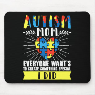 Autismus Mama Bewusstsein Behinderung Mousepad