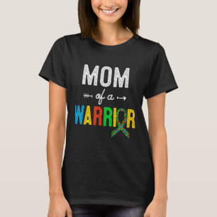Autismus-Mama eines Kriegers Autismus-Bewusstsein T-Shirt