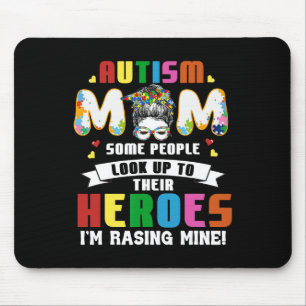Autismus Mama einige Leute schauen auf Helden, die Mousepad
