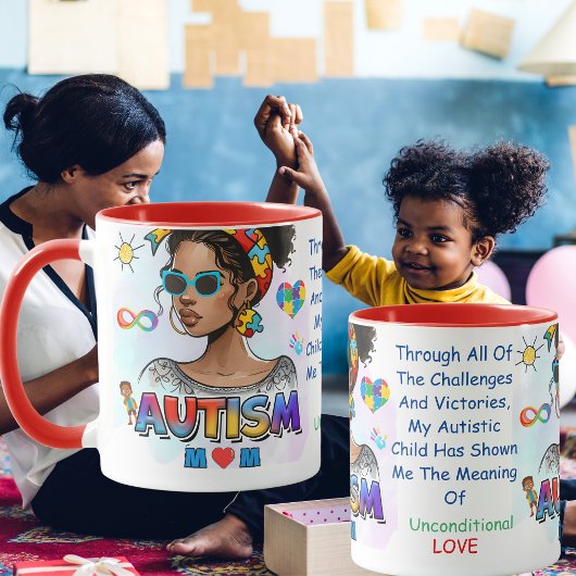 Autismus-Mama" Empowerment Anpassbare Tasse
