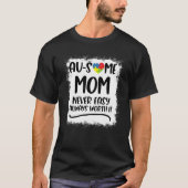 Autismus Mama Frauen Son Ausome Mama im April Wir T-Shirt (Vorderseite)