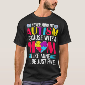 Autismus-Mama-Geschenk des Welt-Aufklärungstages T-Shirt