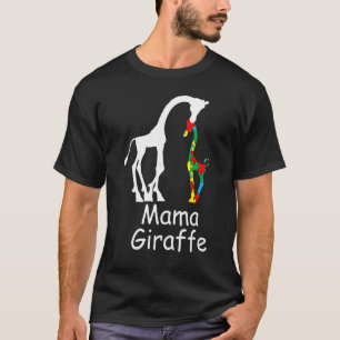 Autismus Mama Giraffe Puzzleteil Autismus-Bewussts T-Shirt