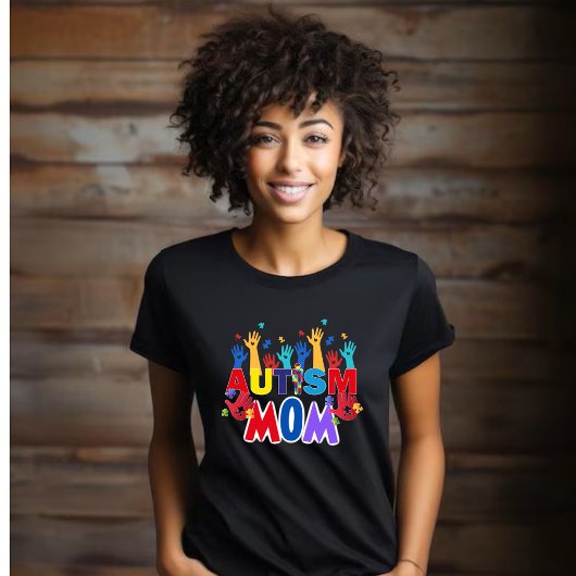 Autismus-Mama - Handpuzzle T-Shirt