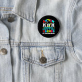 Autismus Mama Hero Mutter Sohn Autismus Auszeichnu Button (Beispiel)