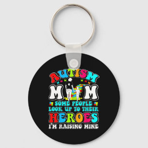 Autismus Mama Hero Mutter Sohn Autismus Auszeichnu Schlüsselanhänger