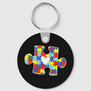 Autismus Mama Herzrasen Puzzle Piece Autismus Sens Schlüsselanhänger