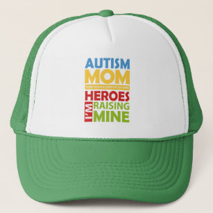 Autismus Mama ich will meinen Helden aufziehen Truckerkappe