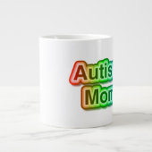 Autismus Mama Jumbo Geschenk Tasse (Vorderseite)