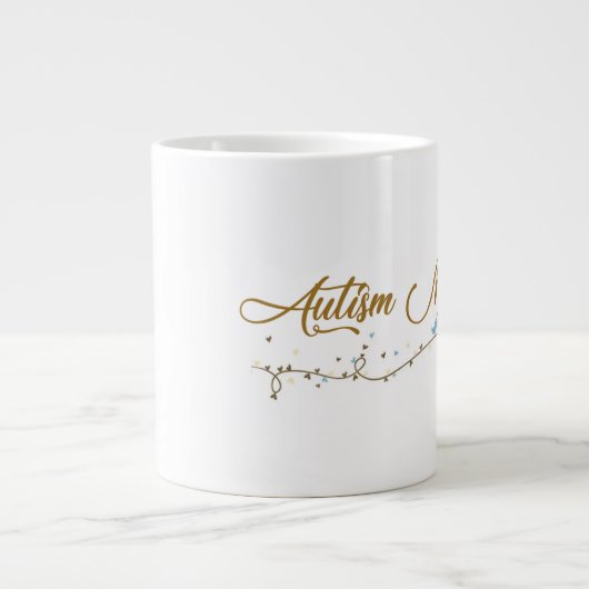 Autismus-Mama - Jumbo-Tasse (Vorderseite)