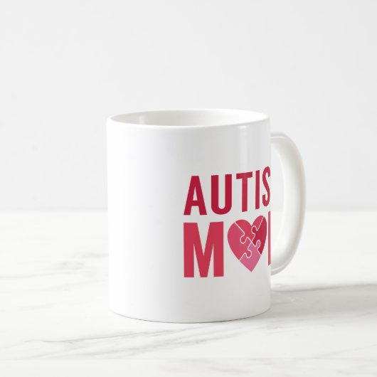 Autismus-Mama Kaffeetasse (VorderseiteRechts)