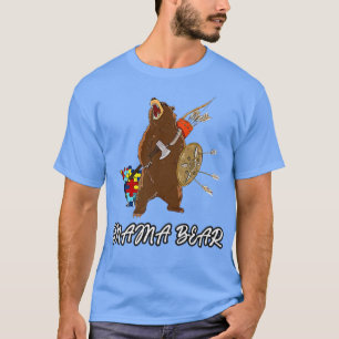 Autismus Mama Mama Bären Autismus Bewusstsein Puzz T-Shirt