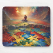 Autismus Mama Mousepad (Vorne)