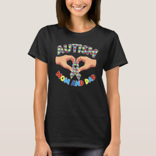Autismus-Mama-Papa-Autismus-Bewusstsein-Puzzleteil T-Shirt