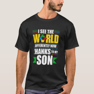 Autismus Mama Papa Eltern Welt Anders Kinder Auti T-Shirt