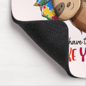 Autismus-Mama - Sloth Mousepad (Ecke)