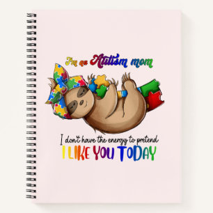 Autismus-Mama - Sloth Notizblock