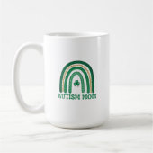 Autismus Mama St. Patrick's Day Tasse, 15 oz Kaffeetasse (Links)