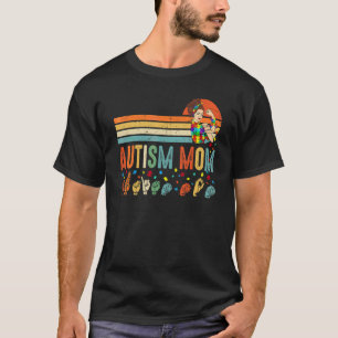 Autismus-Mama Stolz Mama Bewusstseinsmonat Mama Au T-Shirt