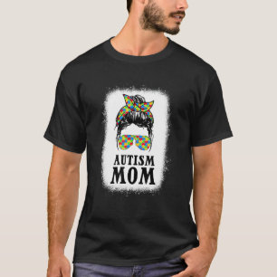 Autismus-Mama-Unordentlicher-Bündel-Autismus-Bewus T-Shirt
