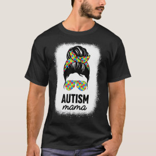 Autismus Mama Unordentlicher Knoten Autismus-Bewus T-Shirt