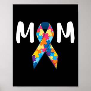Autismus Mama Unterstützung Sensibilisierung Autis Poster