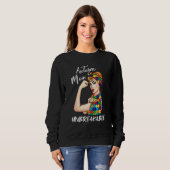 Autismus Mama Unzerbrechlich Autismus Bewusstsein Sweatshirt (Vorne ganz)