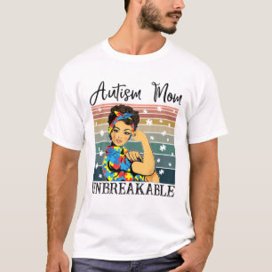 Autismus Mama Unzerbrechlich Autismus Bewusstsein T-Shirt