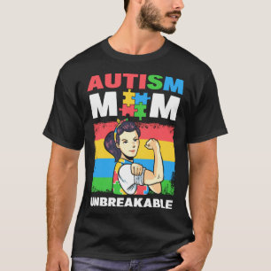 Autismus-Mama Unzerbrechlich Autismus Unterstützun T-Shirt