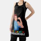 Autismus-Mama Unzerbrechlich Proud Autistic Family Schürze (InSitu)