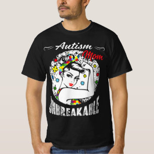 Autismus Mama Unzerbrechliche Autismus Aufklärungs T-Shirt