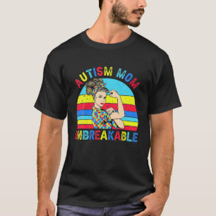 Autismus-Mama Unzerbrechliche Autismus-Bewusstsein T-Shirt