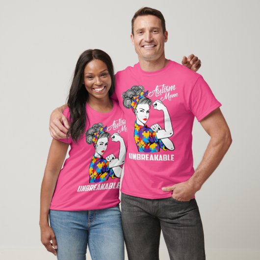 Autismus-Mama Unzerbrechliche Autismus-Bewusstsein T-Shirt (Unisex)