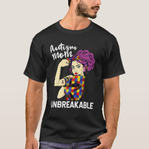 Autismus-Mama Unzerbrechliche Autismus-Bewusstsein T-Shirt