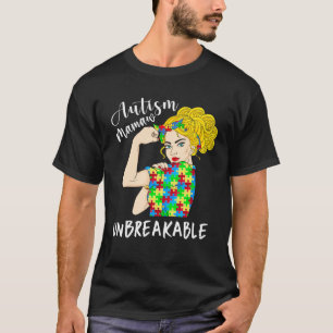 Autismus Mamaw Unzerbrechliche Frau Stark Akzeptie T-Shirt