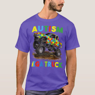 Autismus Mega Truck Männer Frauen Kinder Witzige A T-Shirt