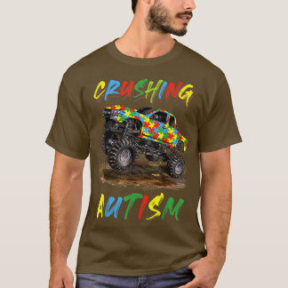 Autismus Mega Truck zerstört Autismus zurück zur S T-Shirt