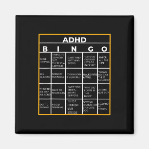 Autismus Mental Health Awareness Day and Bingo Fun Magnet