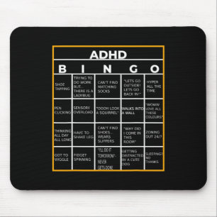 Autismus Mental Health Awareness Day and Bingo Fun Mousepad