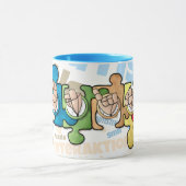 Autismus mit den Fingeralphabeten Tasse (Zentrum)