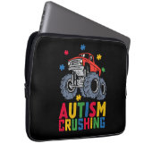 Autismus-Monster Truck Awareness Boy Girl Laptopschutzhülle (Vorne Rechts)