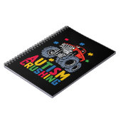 Autismus-Monster Truck Awareness Boy Girl Notizblock (Linke Seite)