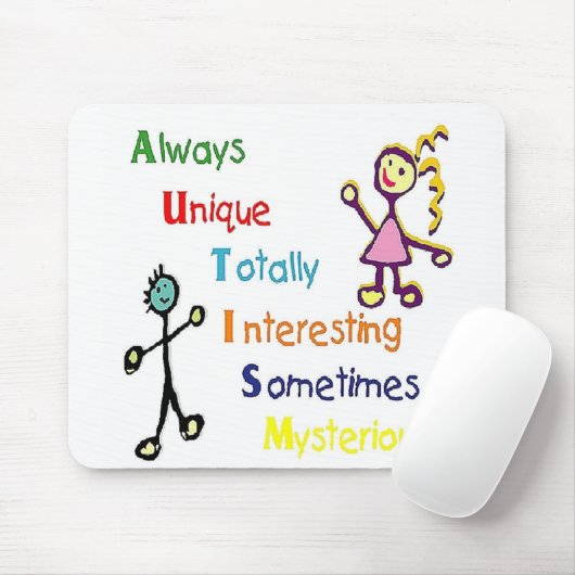 AUTISMUS MOUSEPAD (Mit Mouse)