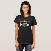 Autismus-Mutter Autismus-Bewusstseinsgeschenk T-Shirt (Vorne ganz)
